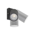 QAZQA Solo Wandlamp set - 1 lamp - 6cm - inclusief dimbare led lamp - IP44 - Cilinder - Zwart SW1477255