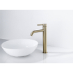 Fortifura Calvi Wastafelkraan - 33.9cm - verhoogd - opbouw - Geborsteld Messing PVD (Goud) SW720549