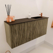 Mondiaz JOYA 90cm meuble de salle de bains - couleur Dusk - Vasque FAYE position Droite 1 trou de robinet couleur Urban. SW1421662
