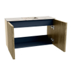 Mondiaz JOYA-DLUX Meuble de salle de bains 70cm - couleur Dusk - Vasque FAYE position Milieu 1 trou de robinet couleur Nata. SW1425895