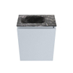 MONDIAZ TURE-DLUX 40cm toiletmeubel Clay. EDEN wastafel Lava positie links. Met 1 kraangat. SW1103700