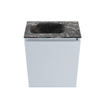 MONDIAZ TURE-DLUX Meuble WC 40 cm Clay. Lavabo EDEN Lava position gauche. Avec 1 trou de robinet. SW1103700