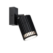 QAZQA Boris Wandlamp - 1 lamp - dimbare led lamp - IP44 - Rond - Zwart SW1477250