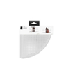 Umbra Cubiko corbeille de douche d'angle 26x26x11cm set de 2 acier blanc SW719955