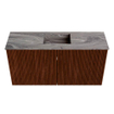 Mondiaz JOYA-DLUX 80cm toiletmeubel - kleur Ruby - Wastafel FAYE positie Midden 1 kraangat kleur Sombra. SW1425660