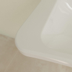 Villeroy & boch vicare lavabo 65x55x19cm rectangle 1 trou pour robinet avec trou de trop-plein céramique blanche alpin gloss SW654866