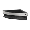 Tiger Carv Panier de douche - 21x21x7cm - modèle d'angle - acier inoxydable brossé/noir SW771737
