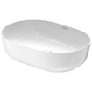 Duravit Luv vasque à poser 50x35cm ovale sans trou de robinetterie sans trop-plein blanc/mat blanc SW472456