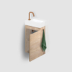 Clou InBe Fonteinonderkast - 36x55x18cm - rechts - grieks eiken SW812085