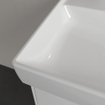 Villeroy & Boch COLLARO Lavabo 46.5x16x8.5cm sans trop-plein ni trou de robinet Ceramic+ Blanc Alpin SW358364
