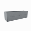 Mondiaz TENCE wastafelonderkast - 160x45x50cm - 4 lades - push to open - softclose - Plata SW1016462