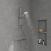 Villeroy & Boch Universal Showers Glijstangset met drie functies voor wandmontage - chroom SW974411