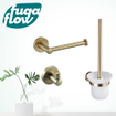 FugaFlow Eccelente Sobrado ensemble de toilette 3 pièces en laiton brossé SW1123892