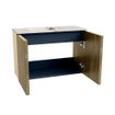 Mondiaz JOYA-DLUX Meuble de salle de bains 60cm - couleur Dusk - Vasque FAYE position Gauche Sans trou de robinet couleur Frappe SW1423044