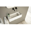 Ideavit SolidBliss Lavabo 55x22x15cm 0 trous de robinet Solid Surface mat blanc SW420095
