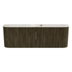 Mondiaz JOYA-DLUX 123.2cm toiletmeubel - ronding links en rechts kleur Shadow - Wastafel FAYE positie Midden Zonder kraangat kleur Frappe. SW1422762