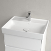 Villeroy & Boch Collaro lavabo - 60x47cm - sans trop-plein 1 trou de robinet ceramic+ stone white SW358312
