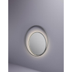 Hotbath &MORE Spiegel Round2 direct en indirect LED spiegelverwarming dimbaar met afstandsbediening Geborsteld gunmetal PVD SW1245669