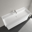 Villeroy & Boch Collaro Plan vasque 120x47cm 1 trou de robinet avec trop-plein Ceramic+ Blanc SW358341