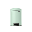 Brabantia NewIcon Poubelle à pédale - 3 litres - seau intérieur en plastique - jade green SW1026503