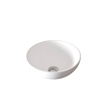 Sjithouse Furniture bol pour montage en surface rond 27cm modèle moon céramique blanc mat SW723290