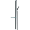 Hansgrohe Unica E Barre de douche 90cm avec flexible Isiflex B 160cm et porte-savon Casetta E Blanc/chrome SW157212