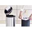 Brabantia NewIcon Poubelle 12 litres avec seau intérieur en plastique Matt Steel SW767505
