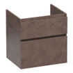 BRAUER Delight meuble sous-lavabo - 60x46x60cm - 2 tiroirs softclose - sans poignées - 1 découpe pour siphon - Erosion SW1199390