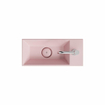Crosswater Beck Fontaine - 45x20cm - 1 trou de robinet - bonde ouverte - rose mat SW927962
