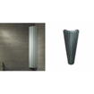 Vasco Carre Quart de rond CR A Radiateur design quart de rond vertical 24.4x180cm 785Watt Blanc 7240530
