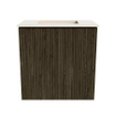 Mondiaz JOYA-DLUX Meuble de toilette 40cm - couleur Shadow - Lavabo FAYE position Milieu Sans trou de robinet couleur Meli. SW1424878