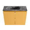 MONDIAZ TURE-DLUX meuble WC 60 cm Ocher. Lavabo EDEN Lava position centrale. Avec 1 trou de robinet. SW1103939