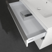 Villeroy & Boch venticello Meuble sous lavabo 95.3x50.2x59cm avec 2 tiroirs blanc glossy GA53295