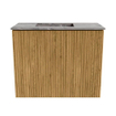 Mondiaz JOYA-DLUX 50cm meuble de salle de bains - couleur Oak - Vasque FAYE position Gauche Sans trou de robinet couleur Sombra. SW1424252