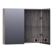 BRAUER Impress Armoire de toilette 80x70x15cm avec 2 portes MFC G-Canyon SW499543