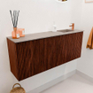 Mondiaz JOYA-DLUX 100cm toiletmeubel - kleur Ruby - Wastafel FAYE positie Rechts 1 kraangat kleur Saba. SW1425606