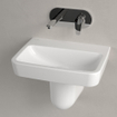 Villeroy & Boch O.novo Lave-main WC 50x16x13.5cm sans trou de robinet sans trop-plein Blanc Alpin SW448489