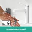 Hansgrohe finoris robinet de lavabo 110 pop up plug blanc mat SW651191