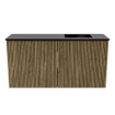 Mondiaz JOYA 80cm toiletmeubel - kleur Dusk - Wastafel FAYE positie Rechts 1 kraangat kleur Urban. SW1421650