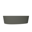 Arcqua Rocker Vasque - posé sur plan - organique - gauche - 50x37cm - béton mat SW976313