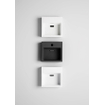 Clou Flush 1 fontein 28x27cm kraangat Keramiek Zwart mat SW9356