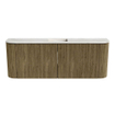 Mondiaz JOYA-DLUX 113.2cm toiletmeubel - ronding links en rechts kleur Dusk - Wastafel FAYE positie Midden Zonder kraangat kleur Ostra. SW1423440