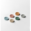 Clou Vale fontein 22cm Keramiek rond zonder kranenbank mat mosterd SW809553