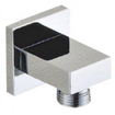 Xellanz Rombo wandaansluitbocht vierkant 1/2" chroom SW10506