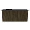 Mondiaz JOYA 90cm toiletmeubel - kleur Shadow - Wastafel FAYE positie Links 1 kraangat kleur Urban. SW1421487