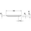 Duravit D-code receveur de douche 90x80x8,5cm acrylique blanc 0295839