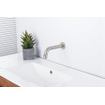 FugaFlow Eccelente Arredo Robinet lave-mains - encastrable - bec 18cm - à raccourcir - PVD - inox brossé SW1204564