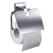 Haceka Mezzo Toilet Roll Holder With Cover Chrome HA403013