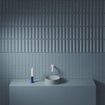 Clou Vale fontein 22cm Keramiek rond zonder kranenbank mat blauw SW809543