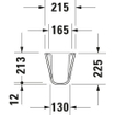 Duravit D Code sifonkap voor fontein 45cm wit 0315111